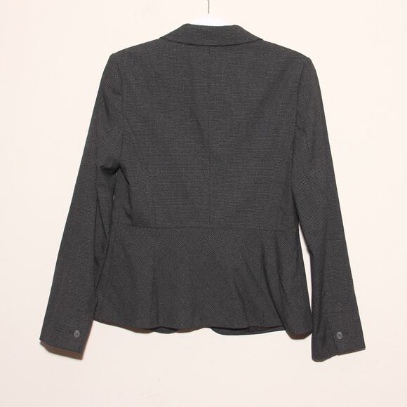Ann Taylor Factory Peplum Waist Blazer Jacket Size 6 - Picture 2 of 9